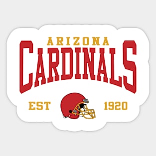 Retro Arizona Football Sticker